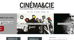 Desktop Screenshot of cinemaetcie.net