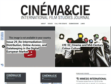Tablet Screenshot of cinemaetcie.net